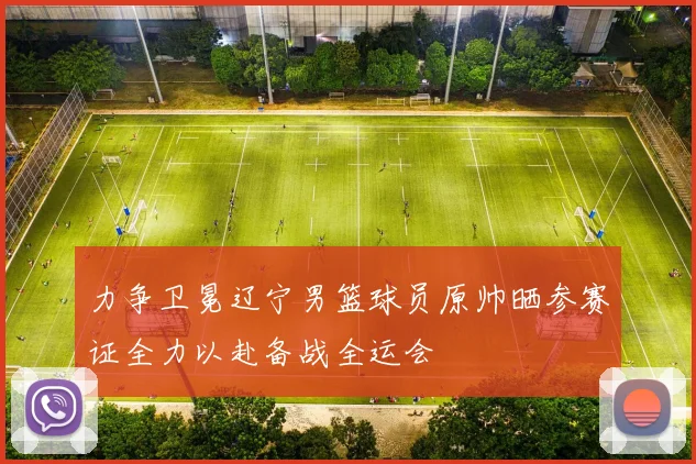 力争卫冕辽宁男篮球员原帅晒参赛证全力以赴备战全运会